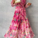 Vestido de moda para invitada de boda | Maxi