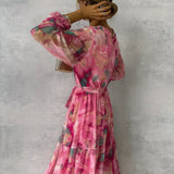 Vestido de moda para invitada de boda | Maxi