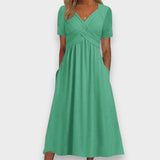 Vestido con Decote en V | Elegante