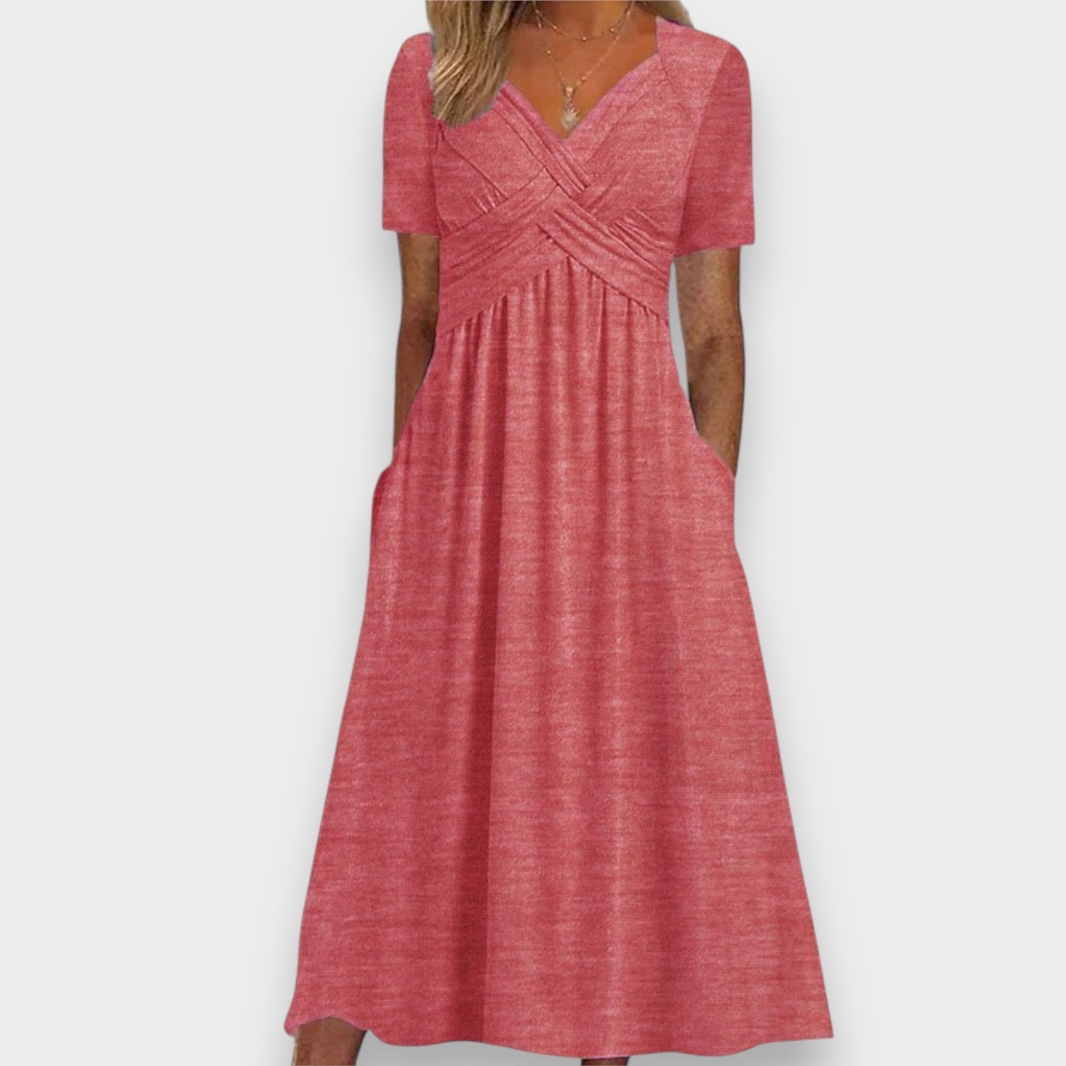 Vestido con Decote en V | Elegante