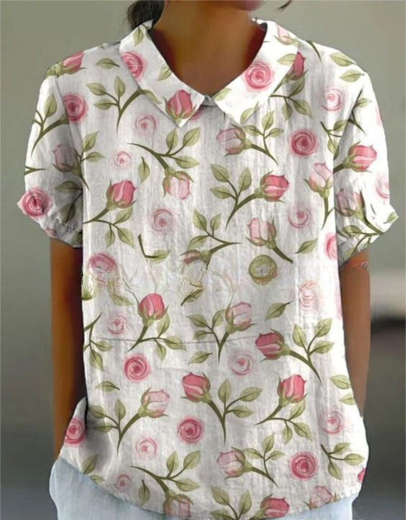 Blusa de mujer de estilo folclórico | Floral