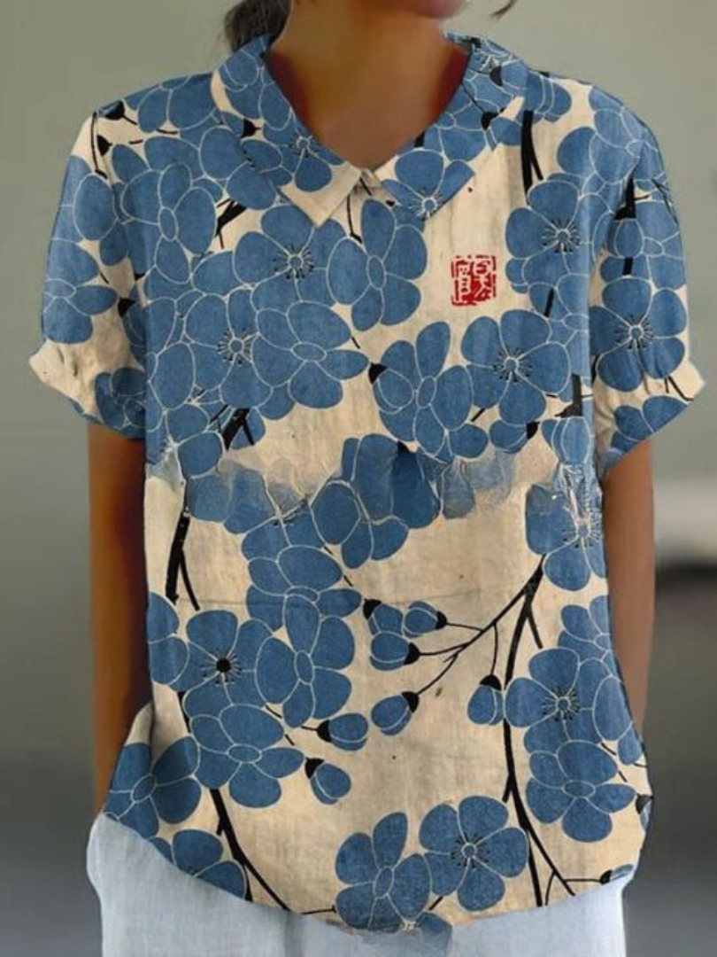 Blusa de mujer de estilo folclórico | Floral