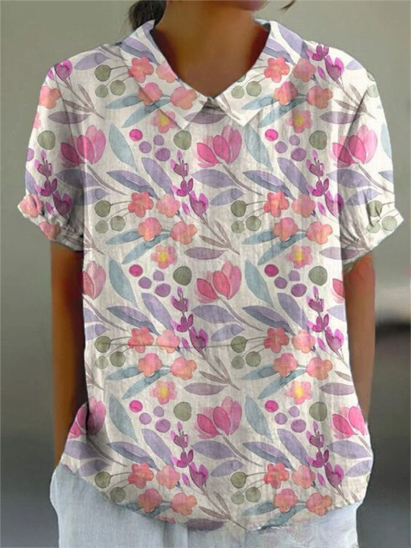 Blusa de mujer de estilo folclórico | Floral