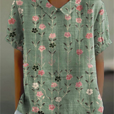 Blusa de mujer de estilo folclórico | Floral