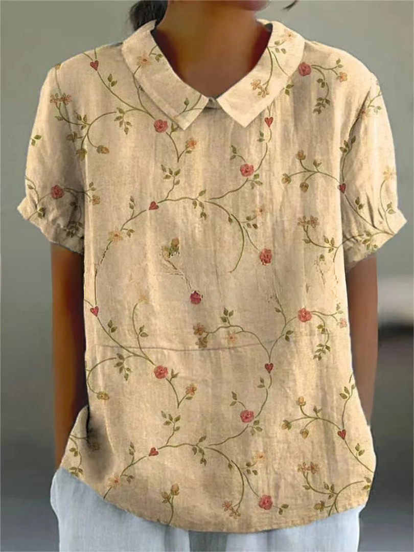 Blusa de mujer de estilo folclórico | Floral
