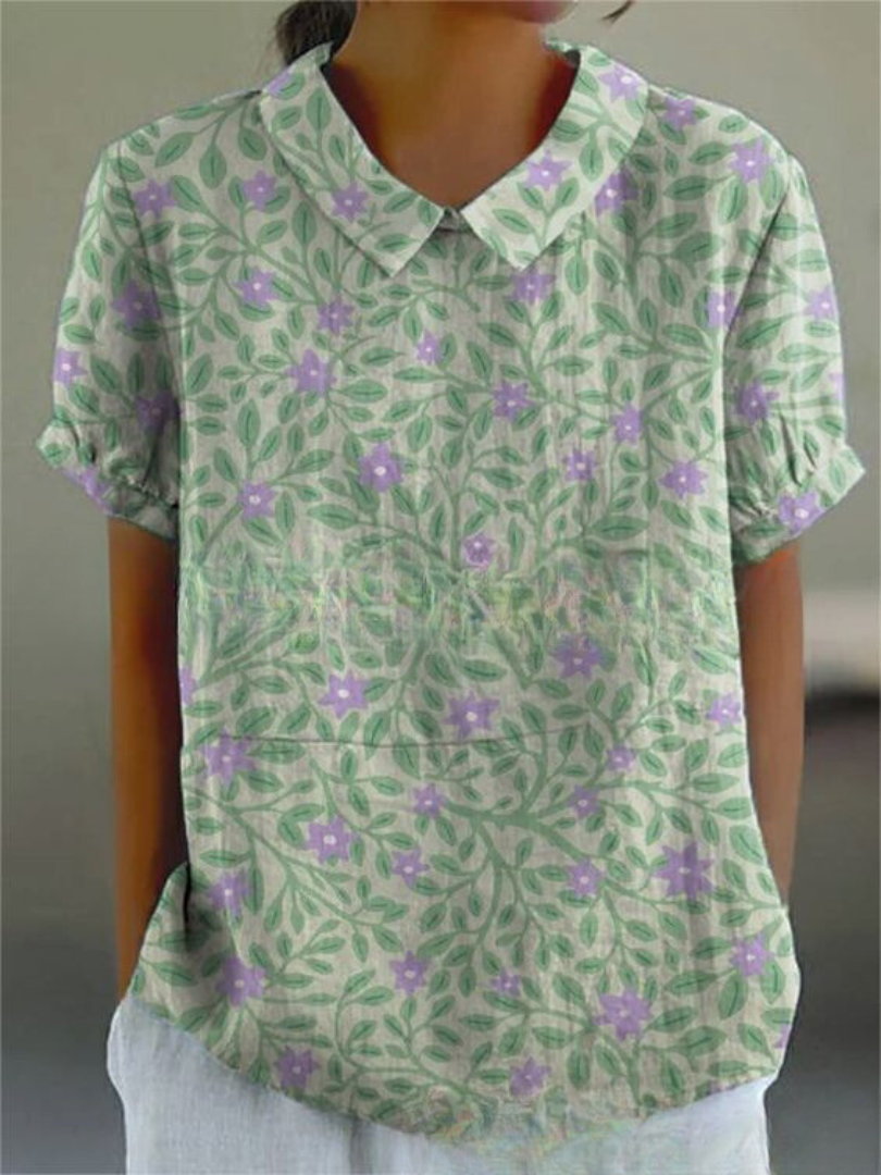 Blusa de mujer de estilo folclórico | Floral