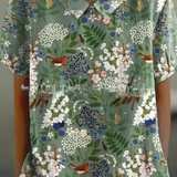 Blusa de mujer de estilo folclórico | Floral