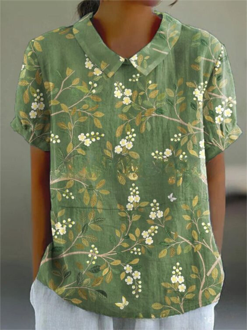 Blusa de mujer de estilo folclórico | Floral