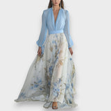 Vestido maxi con estampado floral | Elegante