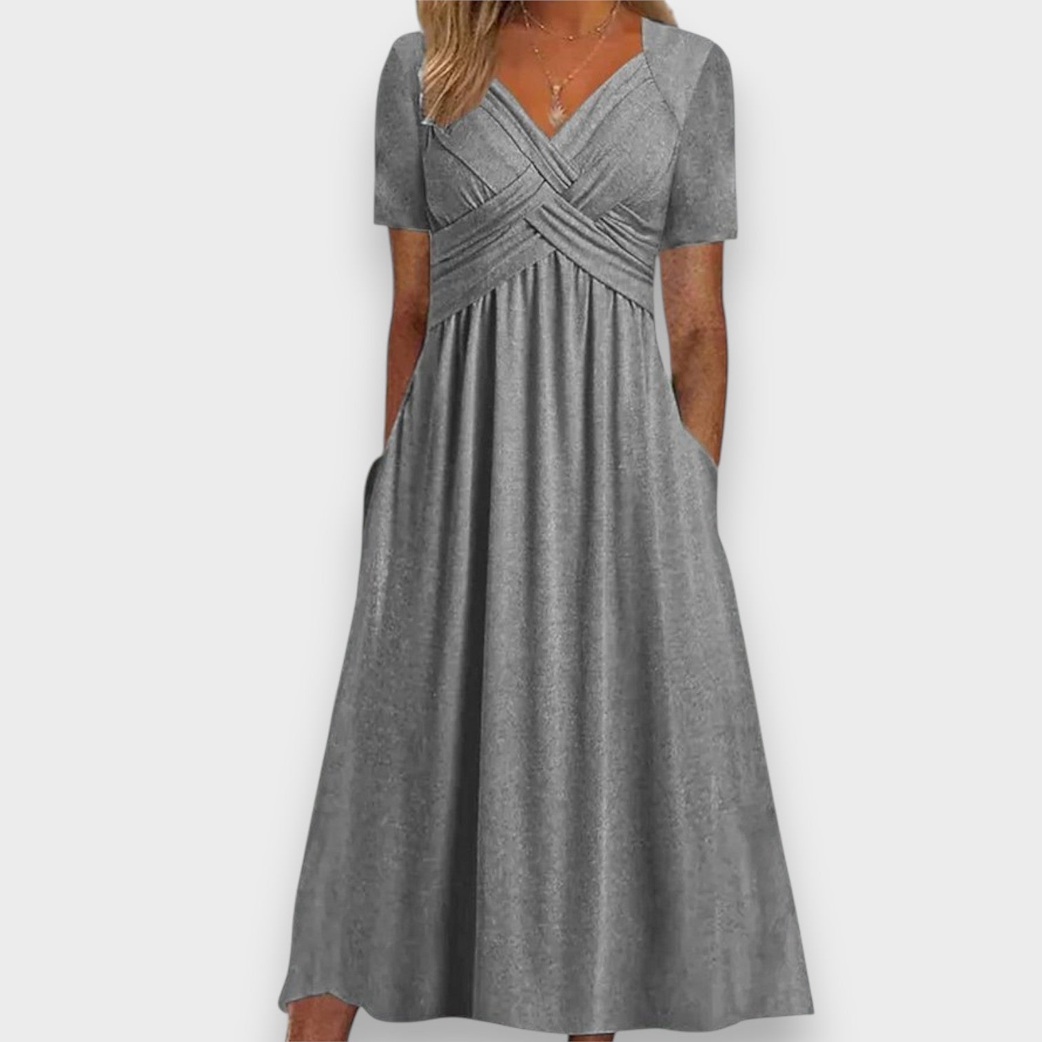Vestido con Decote en V | Elegante