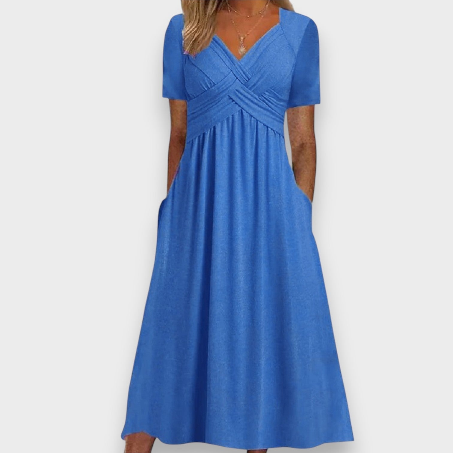 Vestido con Decote en V | Elegante
