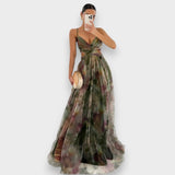 Vestido maxi con flores | Elegante