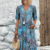 Vestido de playa elegante para mujer | Midi