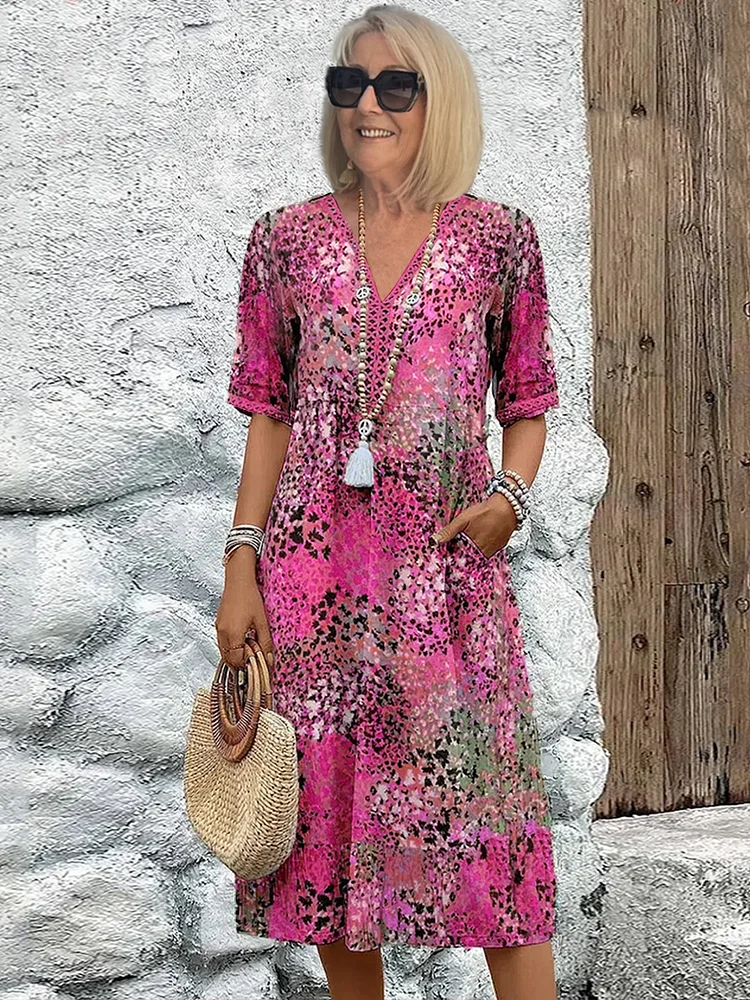Vestido de playa elegante para mujer | Midi