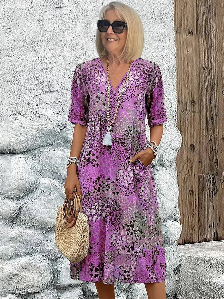 Vestido de playa elegante para mujer | Midi