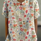 Blusa de mujer de estilo folclórico | Floral