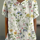 Blusa de mujer de estilo folclórico | Floral