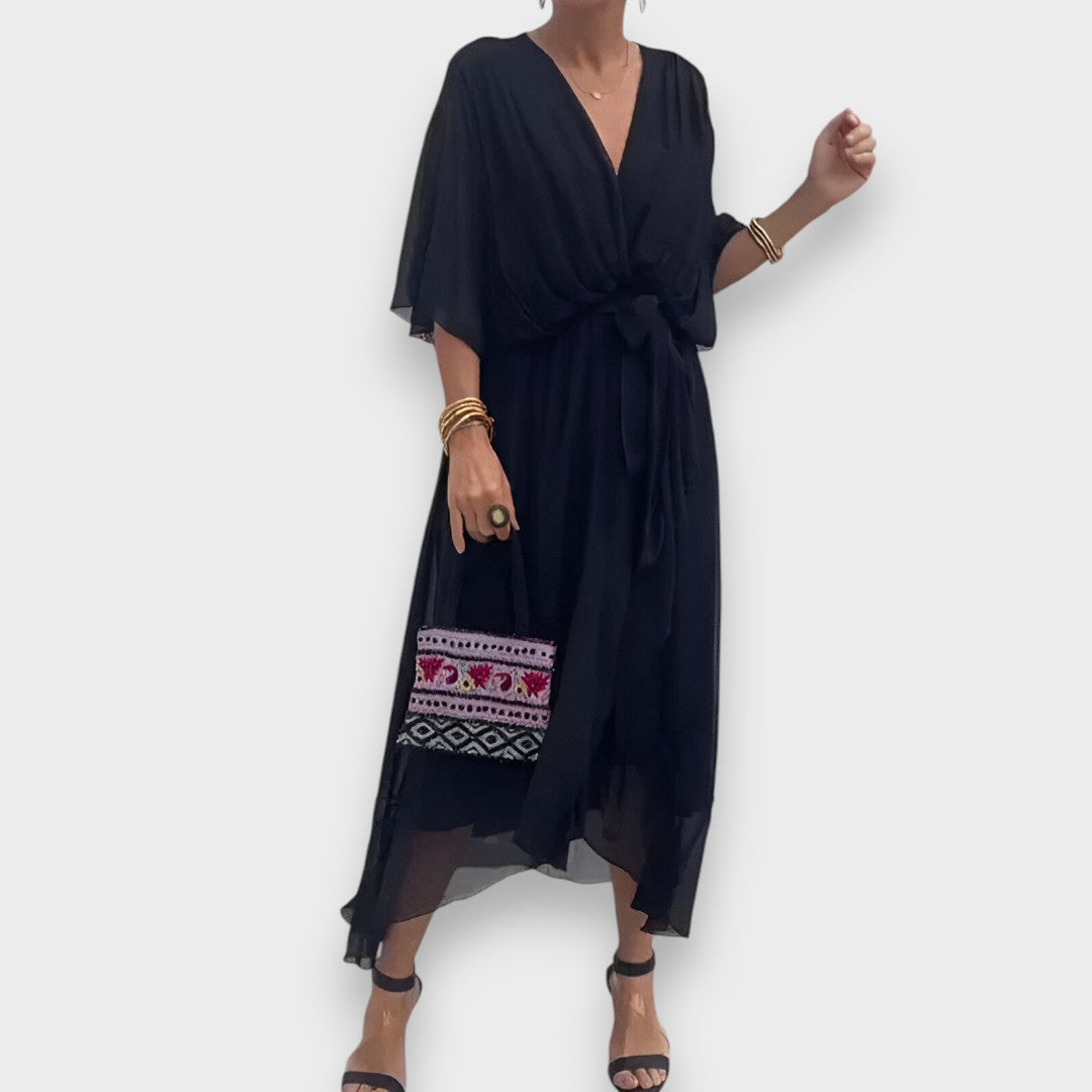 Vestido con escote en V | Elegante