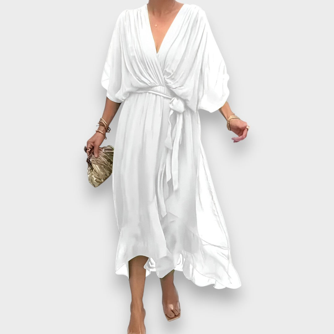 Vestido con escote en V | Elegante