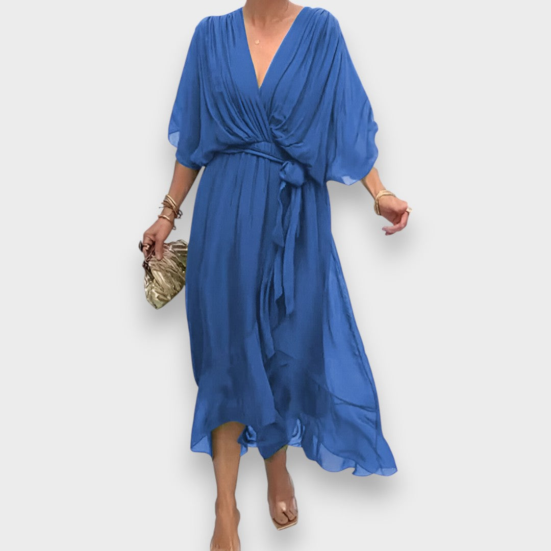 Vestido con escote en V | Elegante