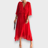 Vestido con escote en V | Elegante