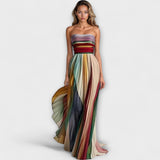 Vestido largo colorido | Elegante